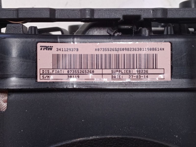 Recambio de airbag volante para peugeot bipper tepee 1.3 hdi 75 referencia OEM IAM 34112937B 07355265260 PA70112021