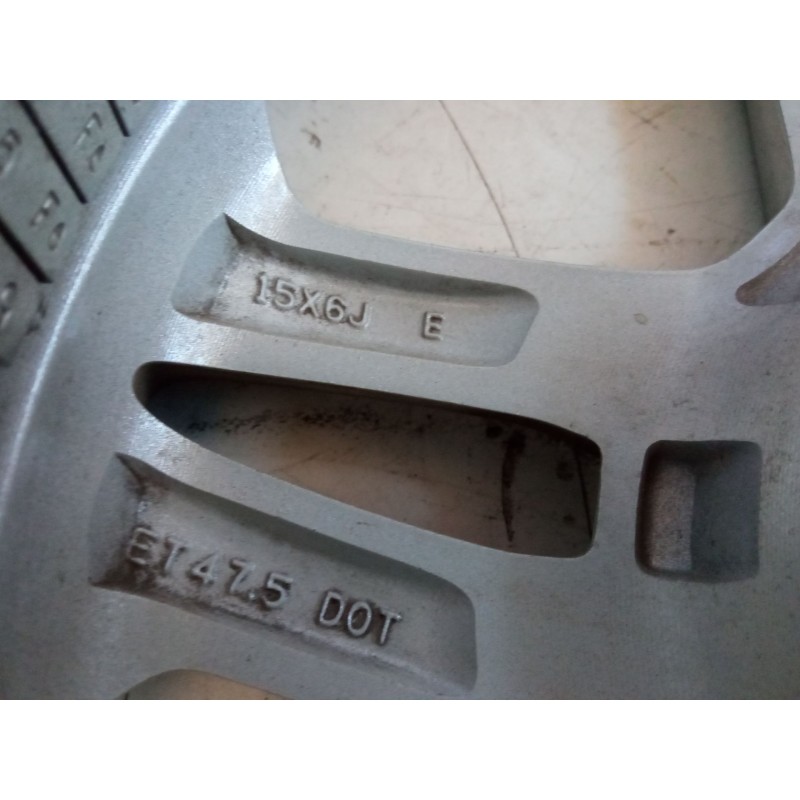 Recambio de llanta alumino 15´´ para ford ka+ iii (uk, fk) 1.2 ti-vct referencia OEM IAM 15X6JET47.5  