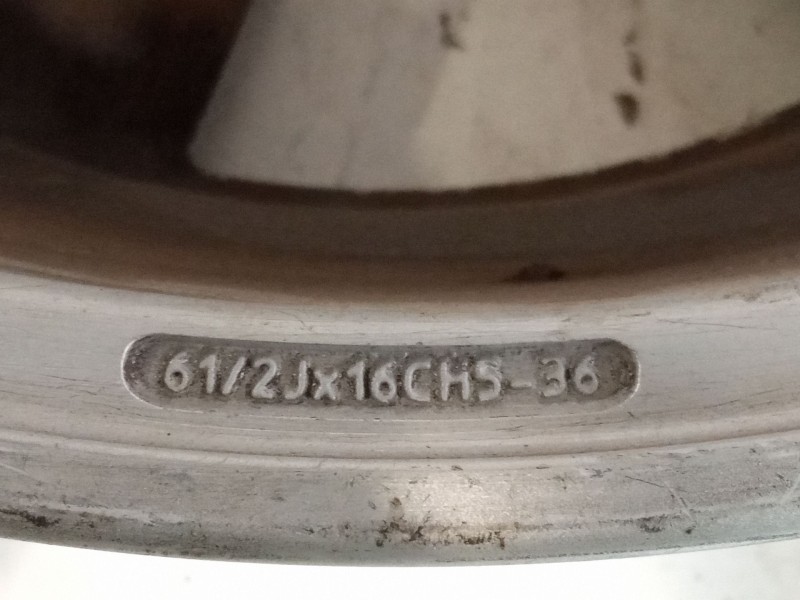 Recambio de llanta aluminio 16´´ para renault scénic i monospace (ja0/1_, fa0_) 2.0 16v rx4 referencia OEM IAM 6.5JX15CH5ET36  