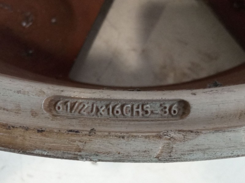 Recambio de llanta aluminio 16´´ para renault scénic i monospace (ja0/1_, fa0_) 2.0 16v rx4 referencia OEM IAM 6.5JX15CH5ET36  