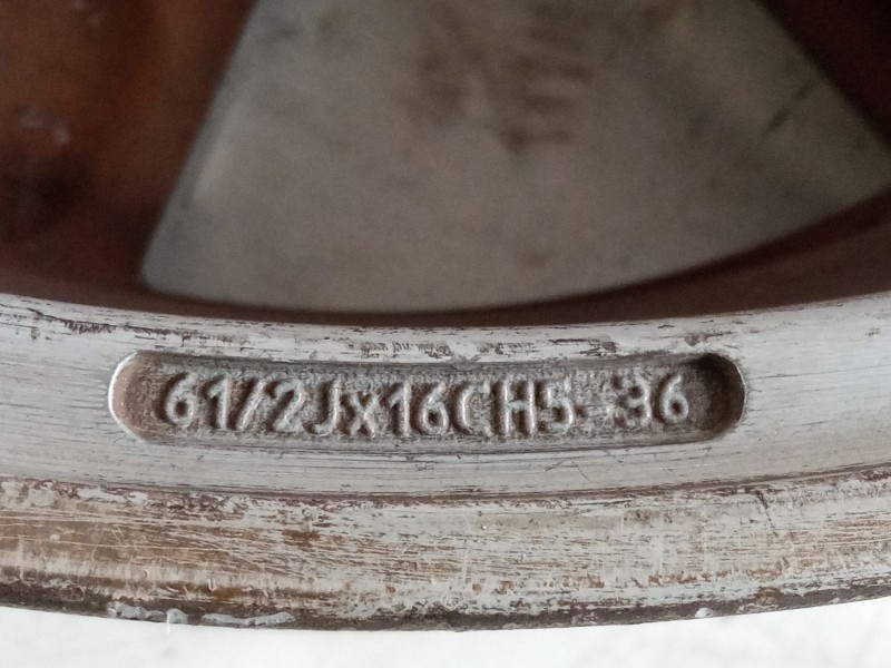 Recambio de llanta aluminio 16´´ para renault scénic i monospace (ja0/1_, fa0_) 2.0 16v rx4 referencia OEM IAM 6.5JX15CH5ET36  