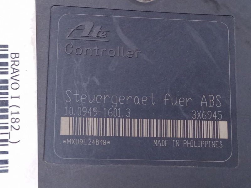 Recambio de abs para fiat bravo i (182_) 1.6 16v (182.ab) referencia OEM IAM 46529968 10.0949-1601.3 10020401674