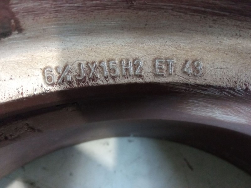 Recambio de llanta alumino 15´´ para volkswagen golf iv (1j1) 1.4 16v referencia OEM IAM   