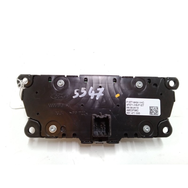 Recambio de mando radio para ford focus iv (hn) 1.0 ecoboost referencia OEM IAM F1ET18K811HC4F571HBF1ET  331471000