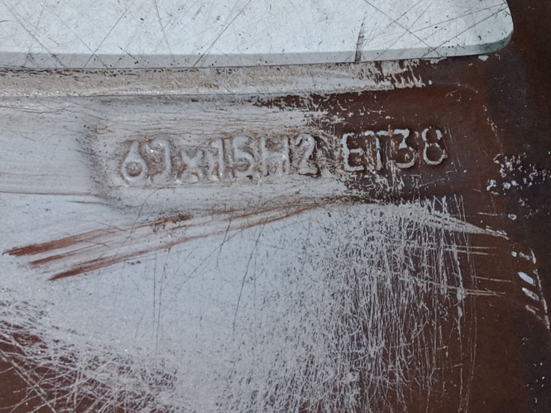 Recambio de llanta alumino 15´´ para audi a3 (8l1) 1.6 referencia OEM IAM 6JX15H2ET38  