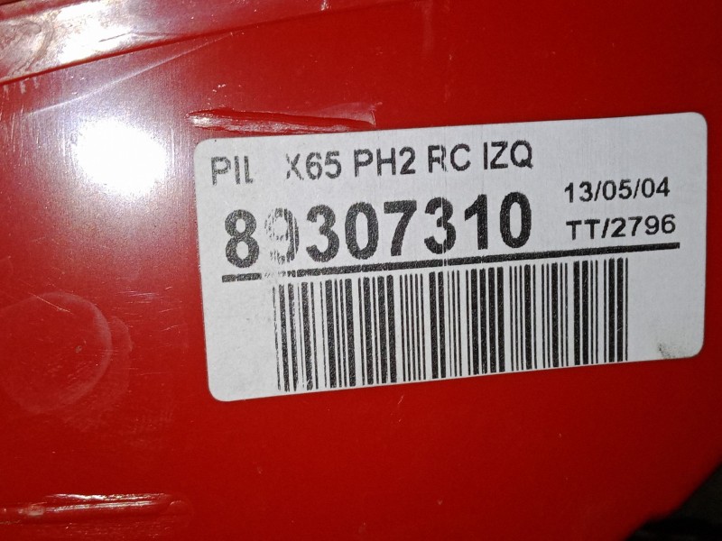 Recambio de piloto trasero izquierdo para renault clio ii (bb_, cb_) 1.2 (bb0a, bb0f, bb10, bb1k, bb28, bb2d, bb2h, cb0a,... ref