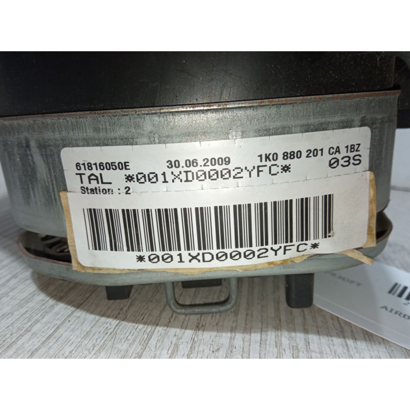 Recambio de airbag volante para volkswagen golf v (1k1) 1.9 tdi referencia OEM IAM 61816050E1K0880201CA1BZ  