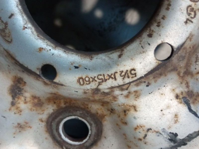 Recambio de llanta chapa 15´´ para ford transit furgoneta (fa_ _) 2.4 tde referencia OEM IAM 512JX15X60  