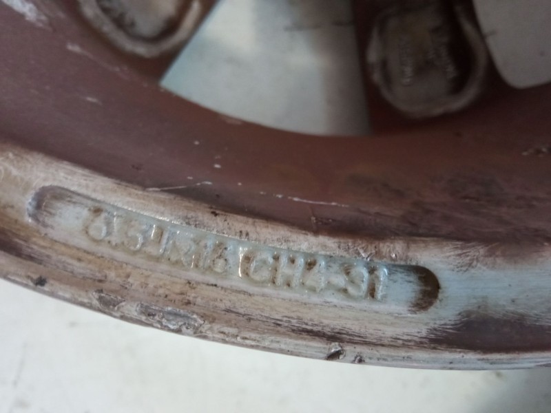 Recambio de llanta aluminio 16´´ para peugeot 307 cc (3b) 1.6 16v referencia OEM IAM   