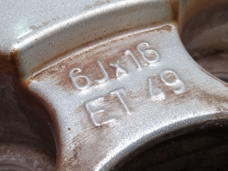 Recambio de llanta aluminio 16´´ para opel astra h (a04) 1.6 (l48) referencia OEM IAM 6JX16ET49  