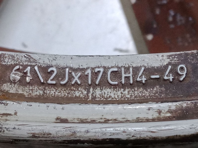 Recambio de llanta aluminio 18´´ para renault megane ii (bm0/1_, cm0/1_) 1.5 dci (bm1e, cm1e) referencia OEM IAM 6.5JX17CH4ET49 