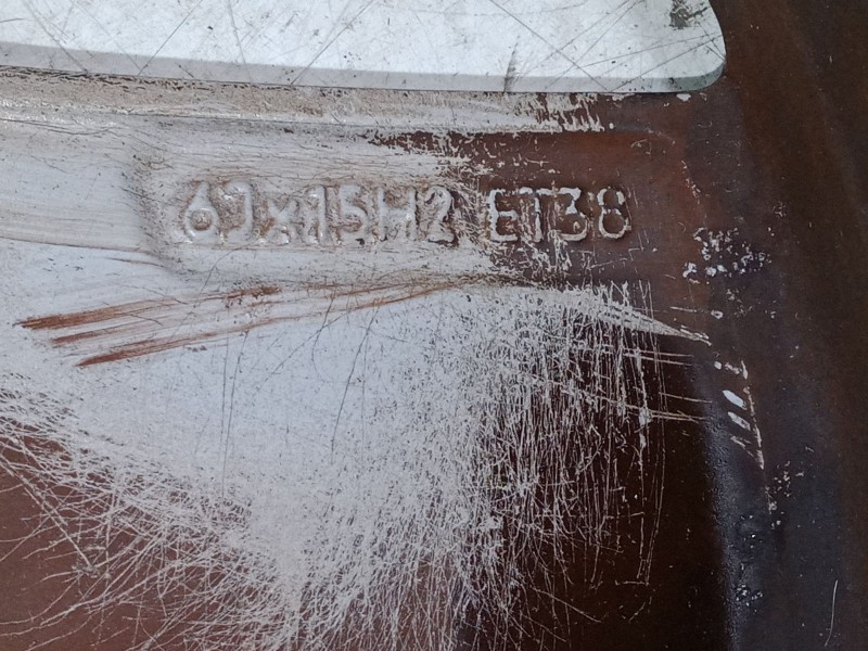 Recambio de llanta alumino 15´´ para audi a3 (8l1) 1.6 referencia OEM IAM 6JX15H2ET38  