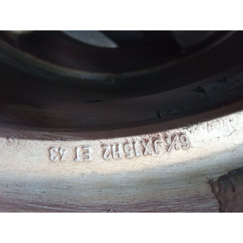 Recambio de llanta alumino 15´´ para volkswagen golf iv (1j1) 1.4 16v referencia OEM IAM 6.5JX15H2ET43  
