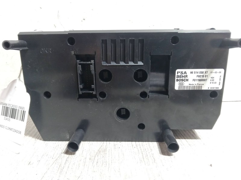Recambio de mando climatizador para citroën xsara picasso (n68) 1.6 hdi referencia OEM IAM 96514030XT  