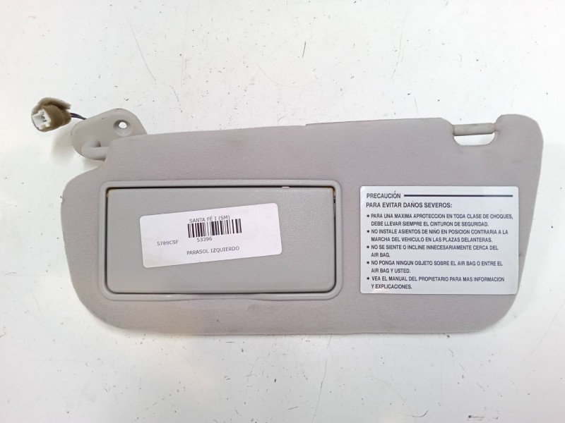 Recambio de parasol izquierdo para hyundai santa fé i (sm) 2.0 crdi referencia OEM IAM   