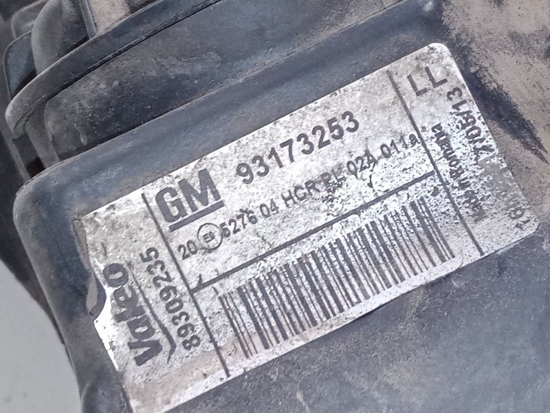Recambio de faro izquierdo para opel corsa c (x01) 1.2 (f08, f68) referencia OEM IAM 93173253  