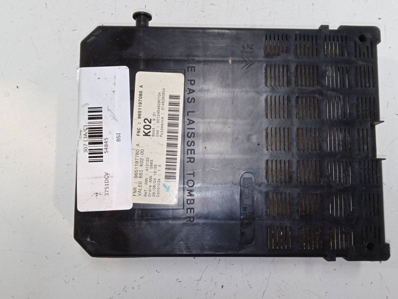 Recambio de bsi para peugeot 307 (3a/c) 2.0 hdi 90 referencia OEM IAM 9651197080  