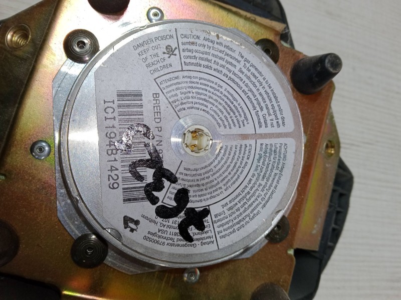 Recambio de airbag volante para fiat bravo i (182_) 1.6 16v (182.ab) referencia OEM IAM 07189956140  
