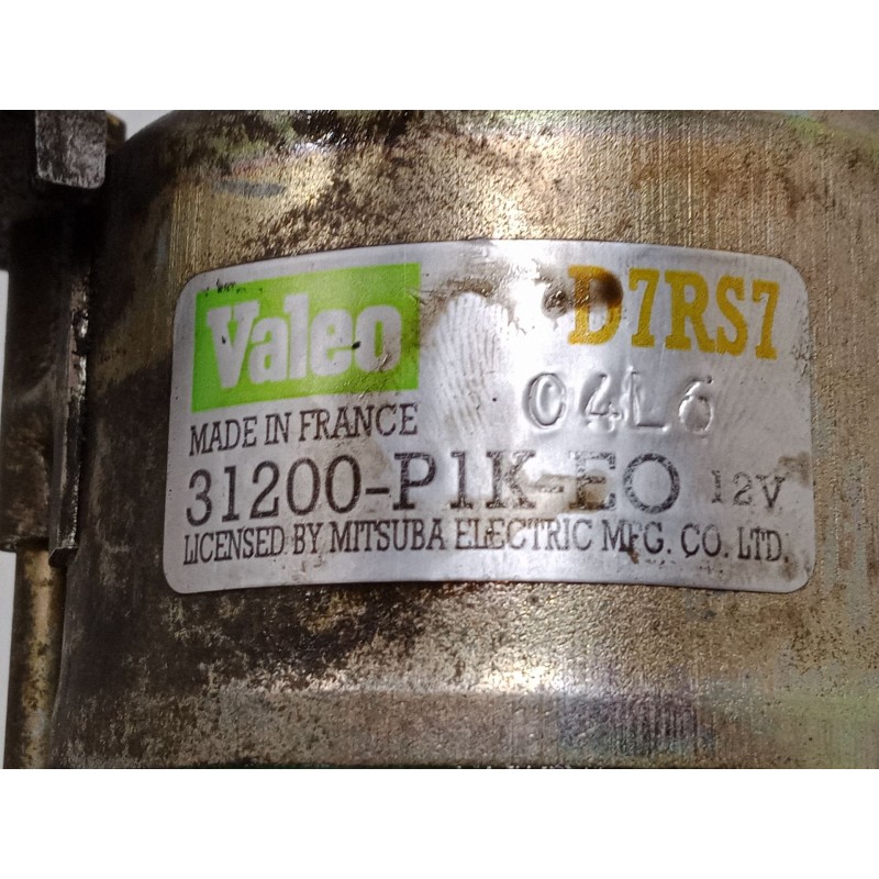 Recambio de motor arranque para honda civic vi fastback (ma, mb) 1.5 i vtec-e (ma9) referencia OEM IAM 31200pikeo  