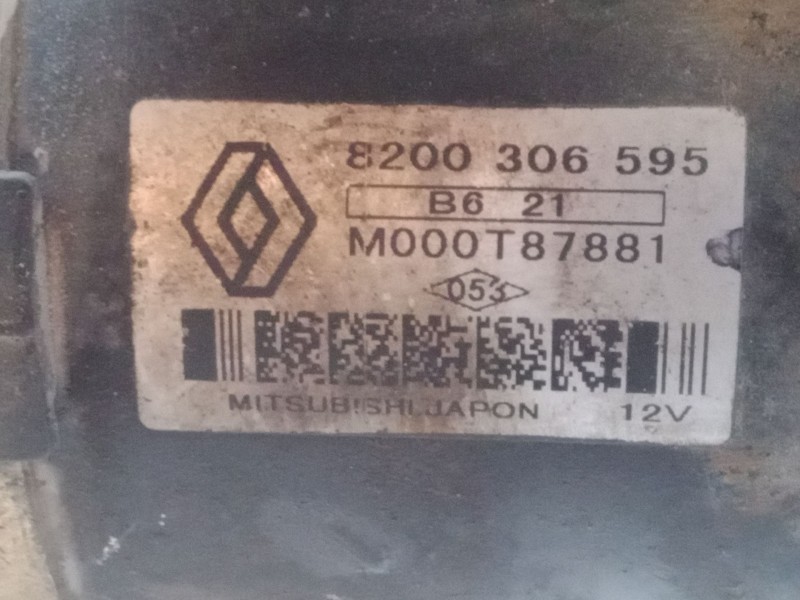 Recambio de motor arranque para renault megane ii station wagon (km0/1_) 1.5 dci (km16, km1e) referencia OEM IAM 8200306595  