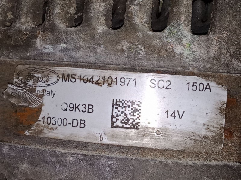 Recambio de alternador para ford focus iii 1.0 ecoboost referencia OEM IAM MS1042101971 CV6T10300DB 