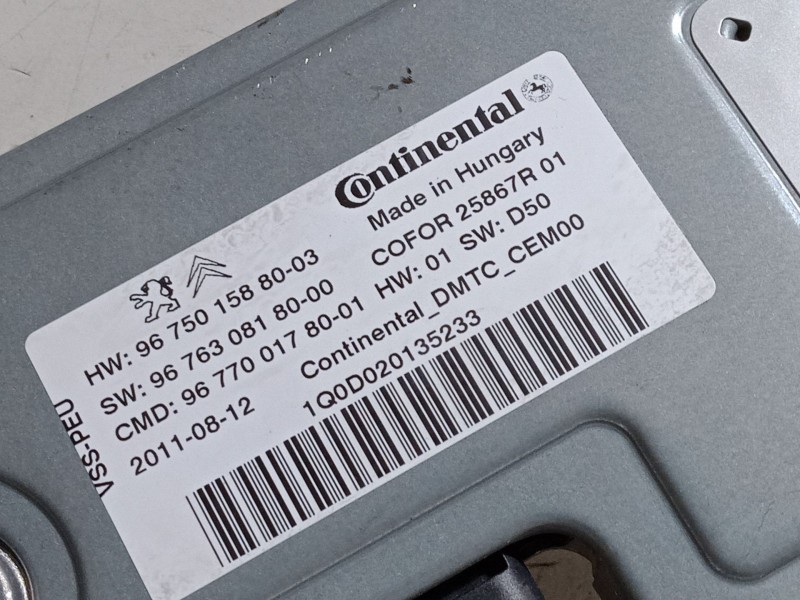 Recambio de centralita start / stop para peugeot 308 i (4a_, 4c_) 1.6 hdi referencia OEM IAM 967501588003  