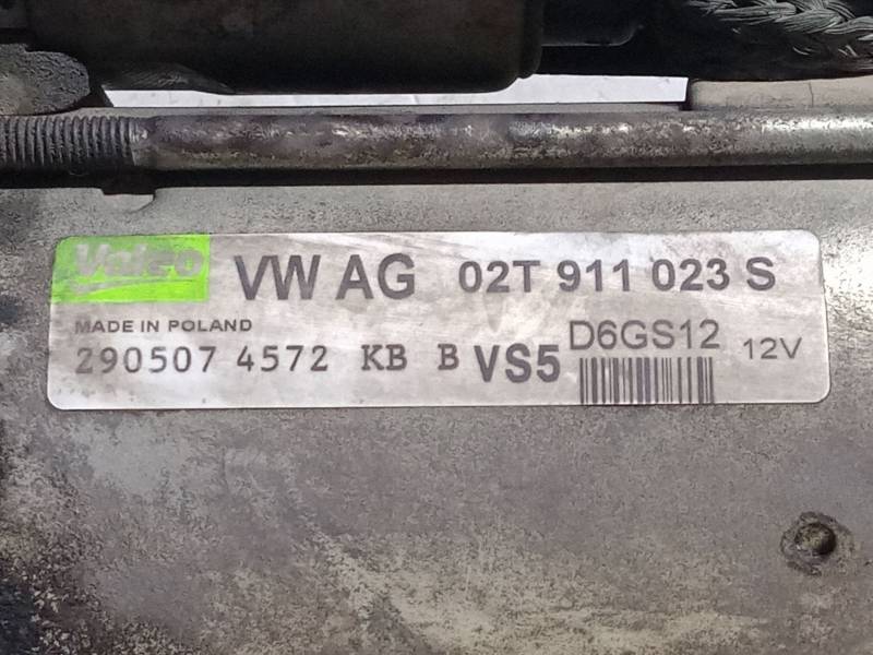 MOTOR ARRANQUE 02T911023S 