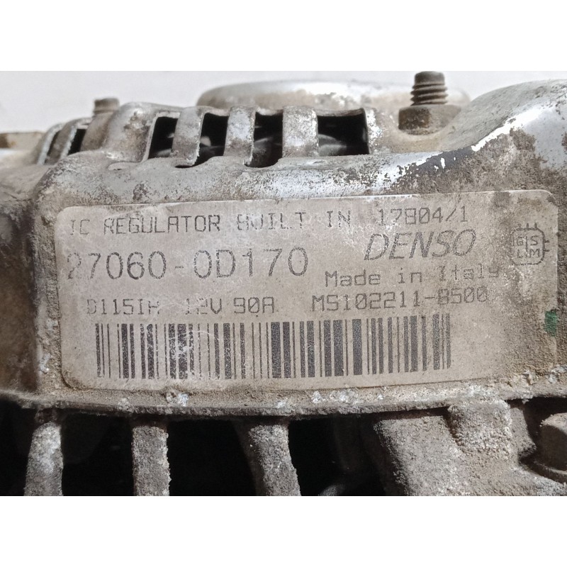 Recambio de alternador para toyota corolla verso (zer_, zze12_, r1_) 1.8 (znr11_) referencia OEM IAM   