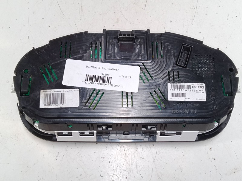 Recambio de cuadro instrumentos para renault megane iii hatchback (bz0/1_, b3_) 1.2 tce (bz2b, bz11) referencia OEM IAM   