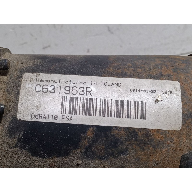 Recambio de motor arranque para peugeot 207/207+ (wa_, wc_) 1.6 hdi referencia OEM IAM D6RA110  C631963R