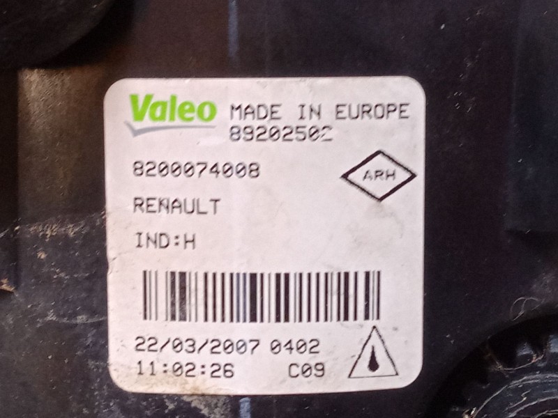 Recambio de faro antiniebla derecho para renault megane ii coupé-cabriolet (em0/1_) 1.5 dci (em1e) referencia OEM IAM   