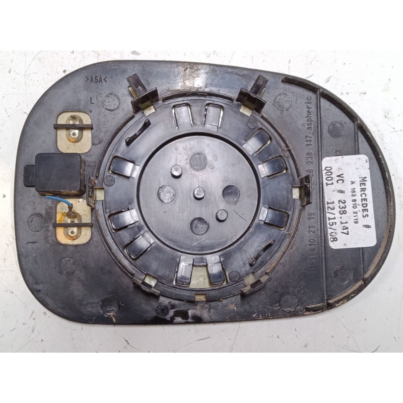 Recambio de cristal retrovisor izquierdo para mercedes-benz clase m (w163) ml 270 cdi (163.113) referencia OEM IAM   