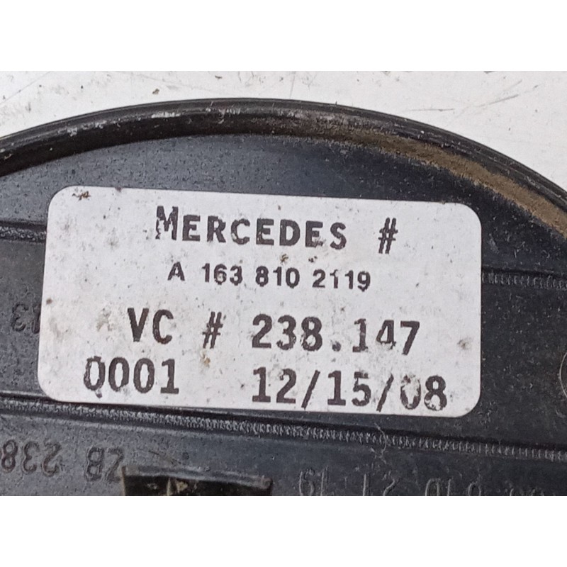 Recambio de cristal retrovisor izquierdo para mercedes-benz clase m (w163) ml 270 cdi (163.113) referencia OEM IAM   