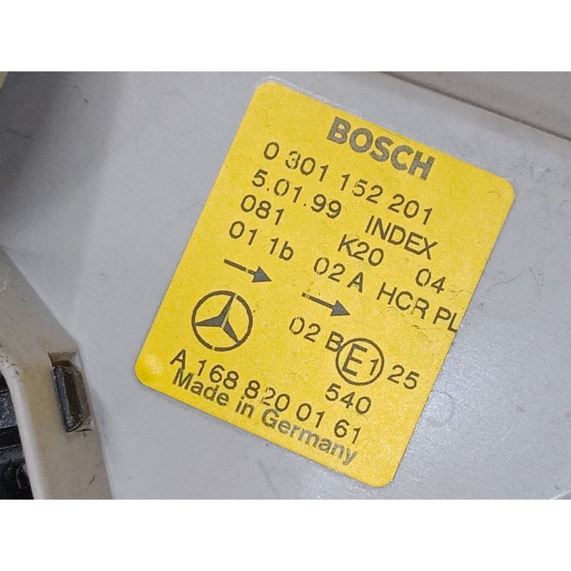 Recambio de faro izquierdo para mercedes-benz clase a (w168) a 140 (168.031, 168.131) referencia OEM IAM    Recambio de faro izquierdo para mercedes-benz clase a (w168) a 140 (168.031, 168.131) referencia OEM IAM