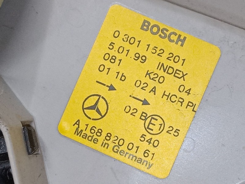 Recambio de faro izquierdo para mercedes-benz clase a (w168) a 140 (168.031, 168.131) referencia OEM IAM    Recambio de faro izquierdo para mercedes-benz clase a (w168) a 140 (168.031, 168.131) referencia OEM IAM