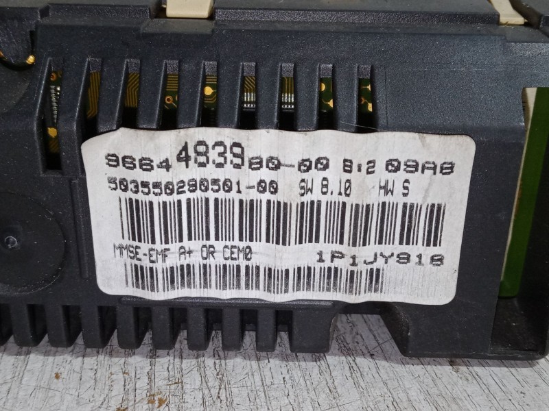 Recambio de pantalla interior reloj para peugeot 207/207+ (wa_, wc_) 1.4 16v referencia OEM IAM 9664483980  