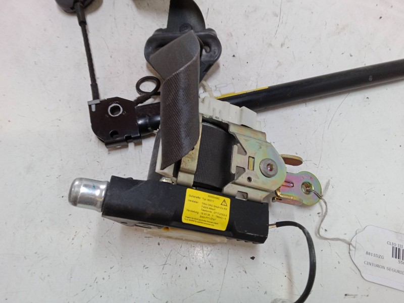 Recambio de cinturon seguridad delantero derecho para renault clio iii (br0/1, cr0/1) 1.5 dci (br17, cr17) referencia OEM IAM   