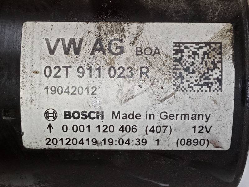 MOTOR ARRANQUE 02T911023R 0001120406