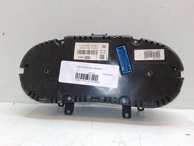 Recambio de cuadro instrumentos para seat ibiza iv st (6j8, 6p8) 1.6 tdi referencia OEM IAM   