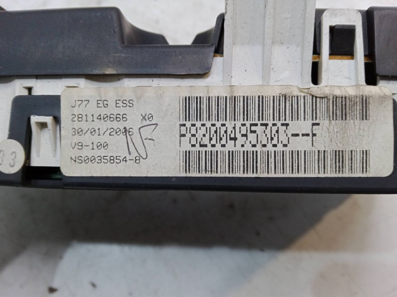 Recambio de cuadro instrumentos para renault modus / grand modus (f/jp0_) 1.2 16v hi-flex referencia OEM IAM 8200495303  2811406