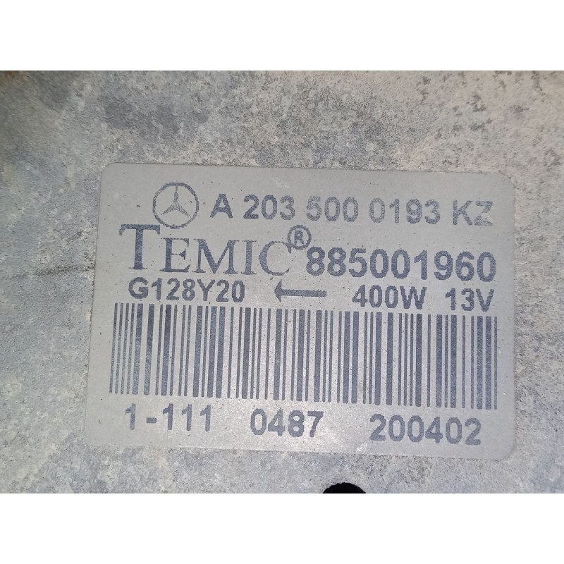 Recambio de electroventilador para mercedes-benz clase m (w163) ml 270 cdi (163.113) referencia OEM IAM    Recambio de electroventilador para mercedes-benz clase m (w163) ml 270 cdi (163.113) referencia OEM IAM