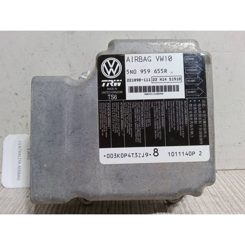 Recambio de centralita airbag para seat leon (1p1) 1.6 tdi referencia OEM IAM   