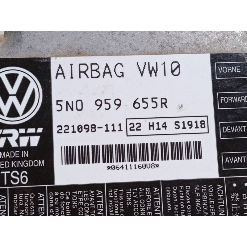 Recambio de centralita airbag para seat leon (1p1) 1.6 tdi referencia OEM IAM   