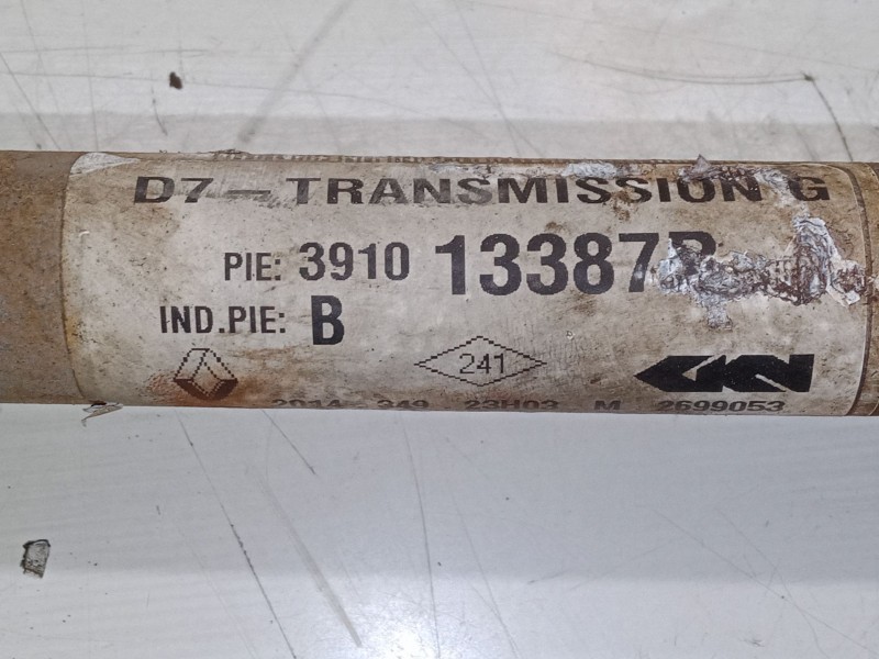 Recambio de transmision delantera izquierda para renault megane iii hatchback (bz0/1_, b3_) 1.2 tce (bz2b, bz11) referencia OEM 