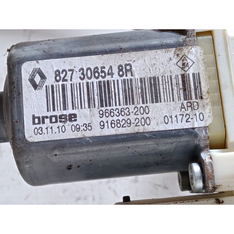Recambio de elevalunas electrico trasero derecho para renault megane iii hatchback (bz0/1_, b3_) 1.5 dci referencia OEM IAM 8273