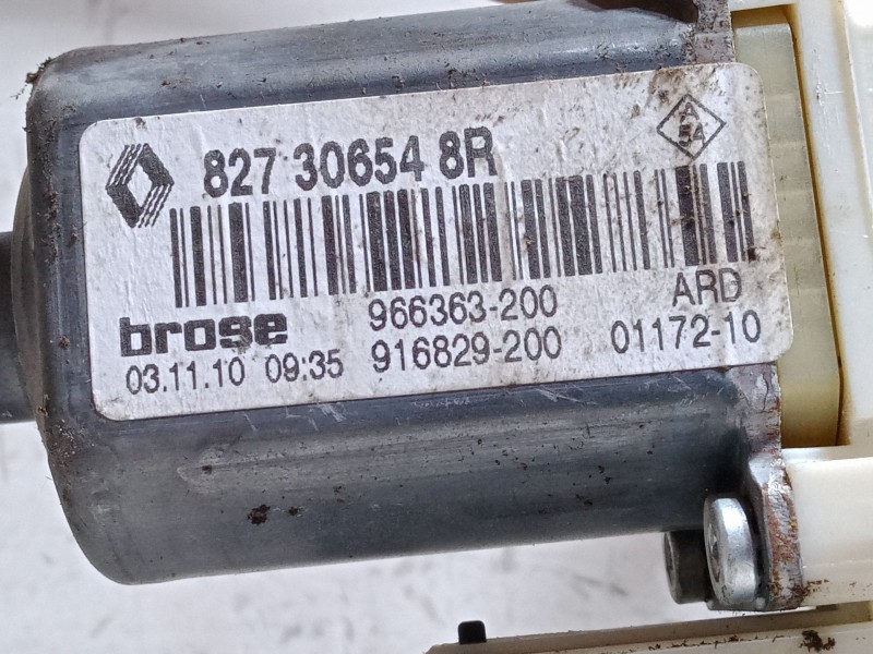 Recambio de elevalunas electrico trasero derecho para renault megane iii hatchback (bz0/1_, b3_) 1.5 dci referencia OEM IAM 8273