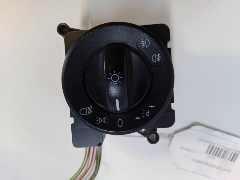 Recambio de conmutador de luces para mercedes-benz sprinter 3-t furgoneta (b906) 209 cdi (906.611, 906.613) referencia OEM IAM A