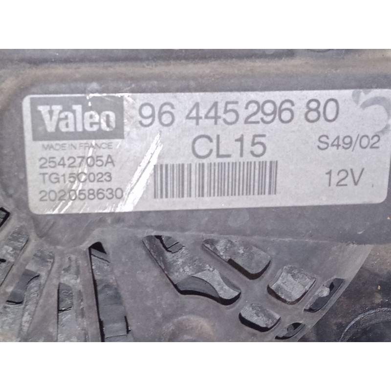 Recambio de alternador para peugeot 206 hatchback (2a/c) 1.4 hdi eco 70 referencia OEM IAM   