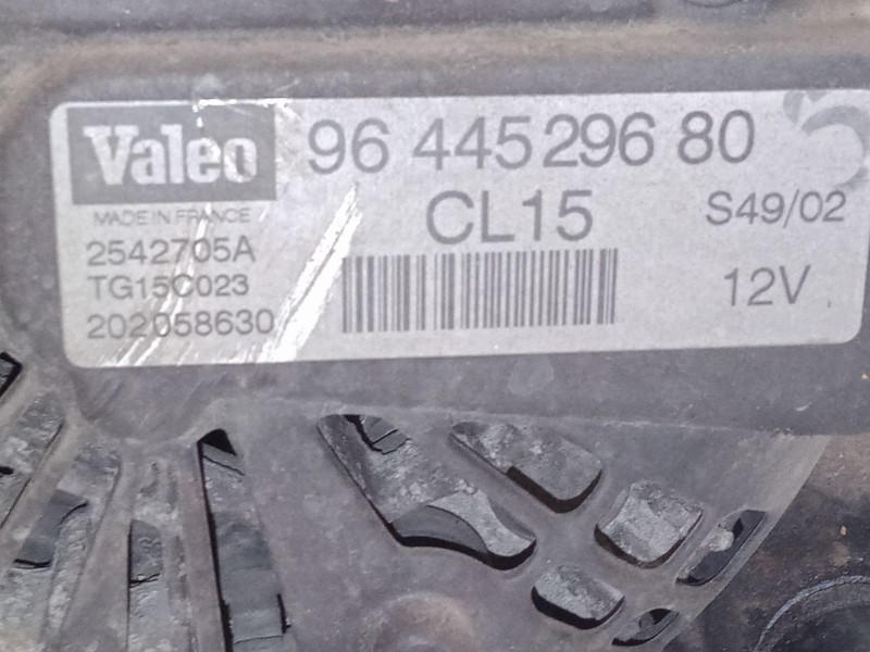 Recambio de alternador para peugeot 206 hatchback (2a/c) 1.4 hdi eco 70 referencia OEM IAM   