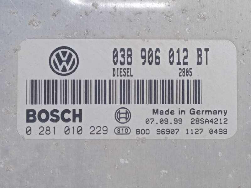 Recambio de centralita motor uce para seat leon (1m1) 1.9 tdi referencia OEM IAM   